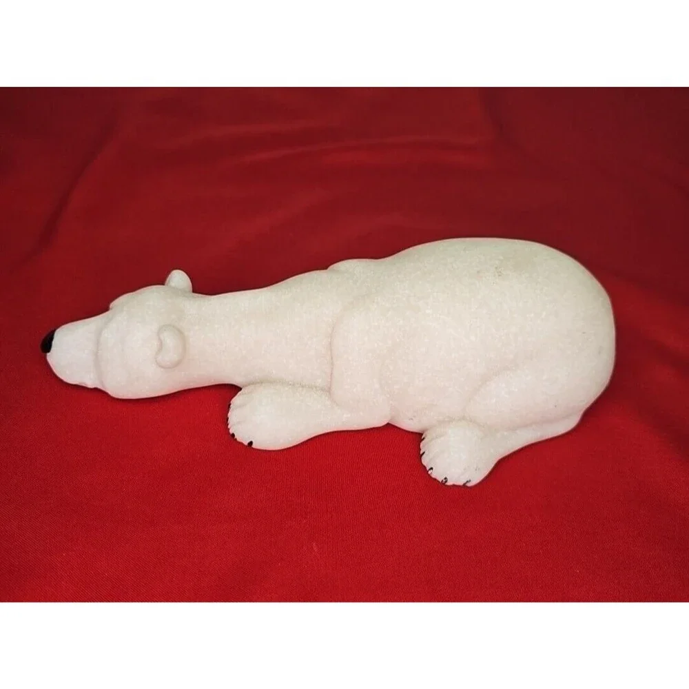 Polar Bear Stone Figurine Papa Bear Quarry Critters Paperweight Vintage